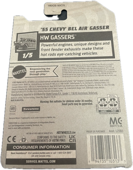 55 Chevy Bel Air Gasser