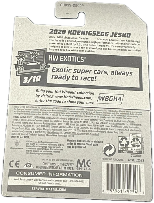 2020 Koenigsegg Jesko