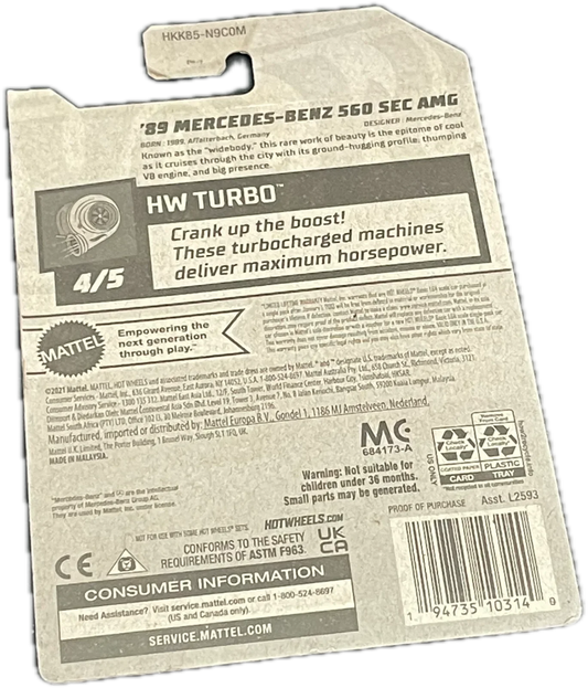 89 Mercedes-Benz 560 SEC AMG