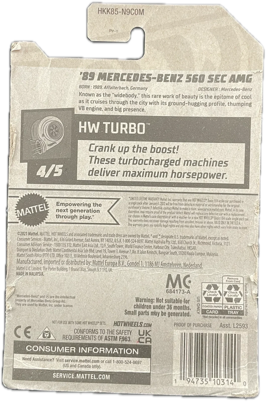 89 Mercedes-Benz 560 SEC AMG