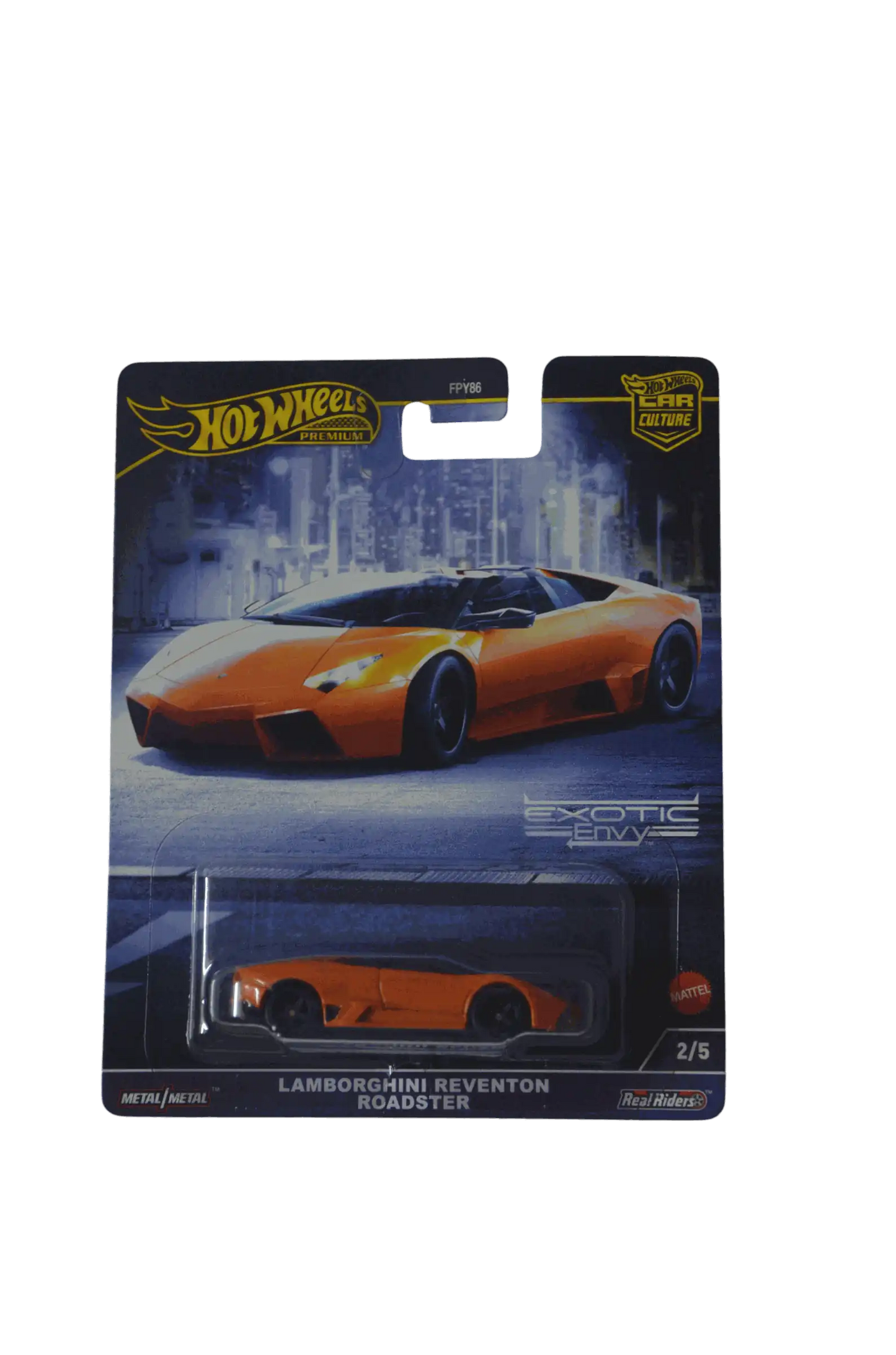 Lamborghini Reventon Roadster Orange Hot Wheels Premium