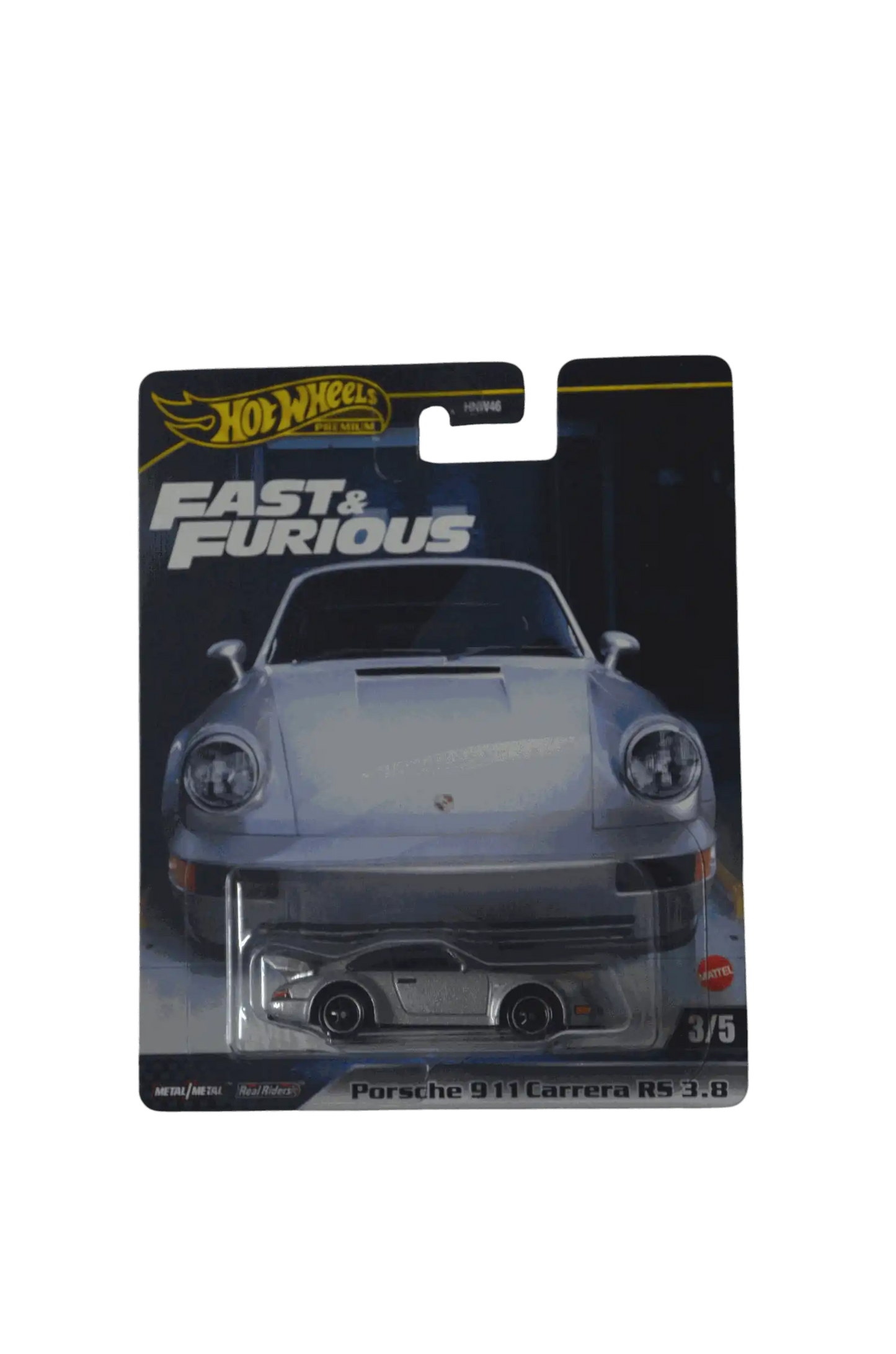 Porsche 911 Carrera RS 3.8 Silver Hot Wheels Premium
