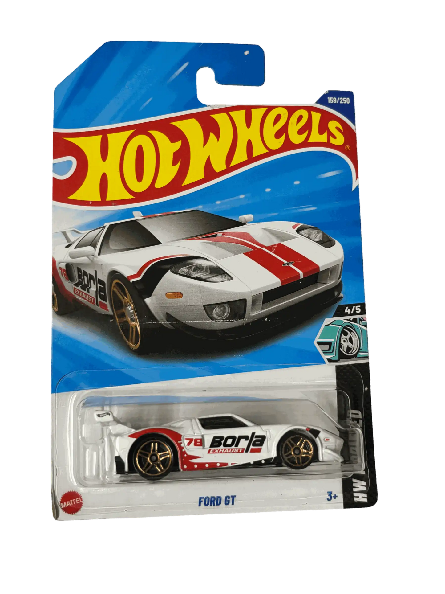 Ford GT Borla White Hot Wheels