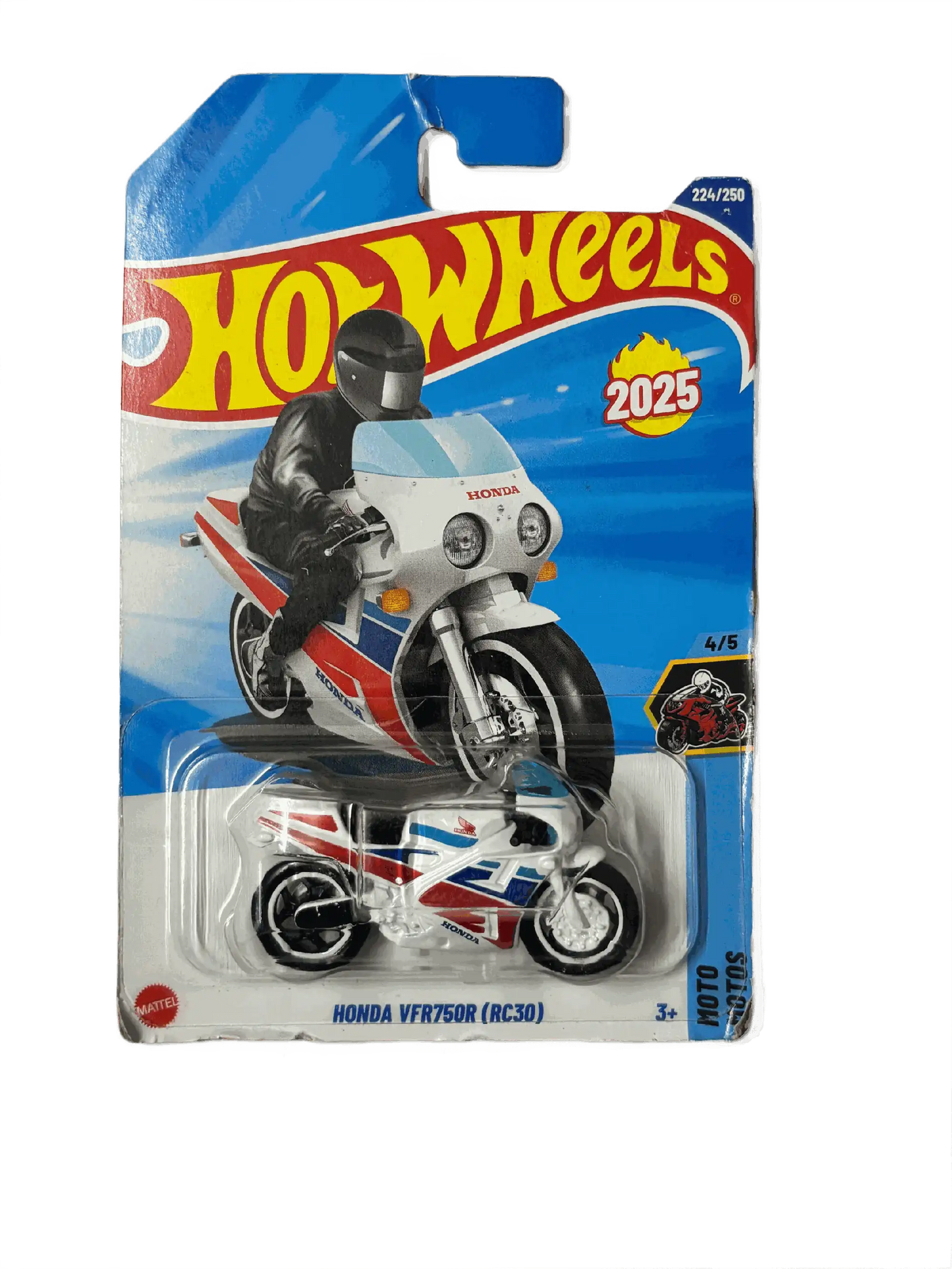 Honda VFR750R RC30 White Hot Wheels