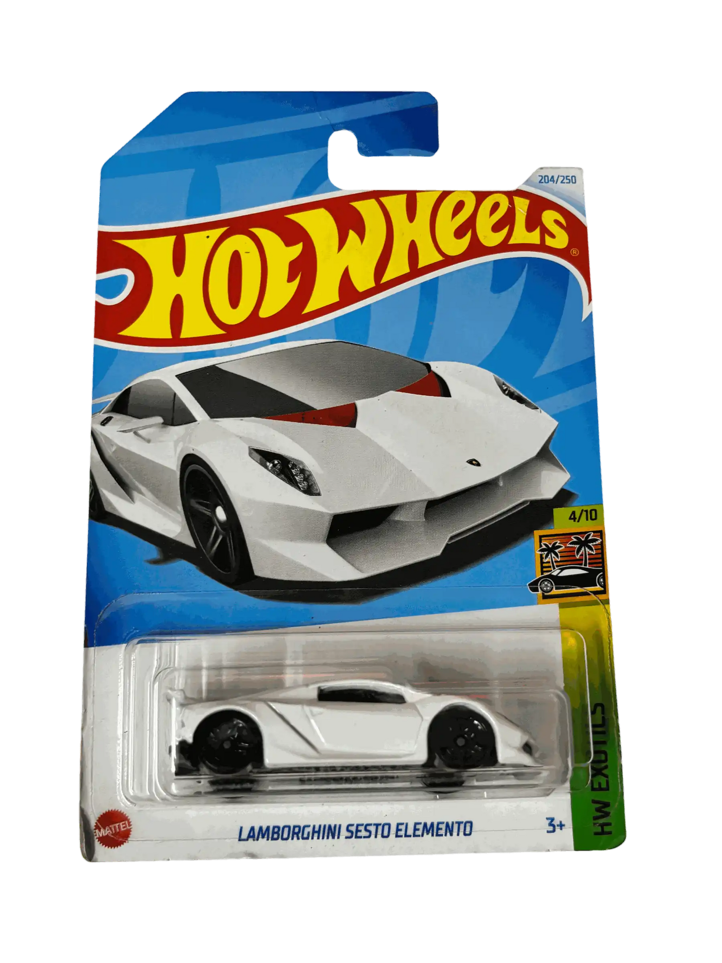 Lamborchini Sesto Elemento White Hot Wheels