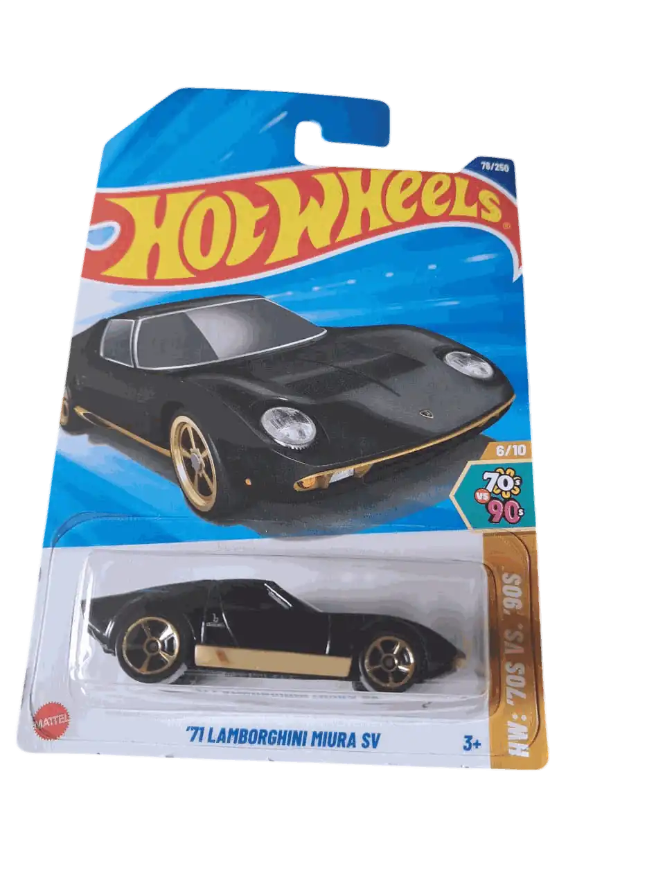 Lamborghini 1971 Miura SV Black Hot Wheels