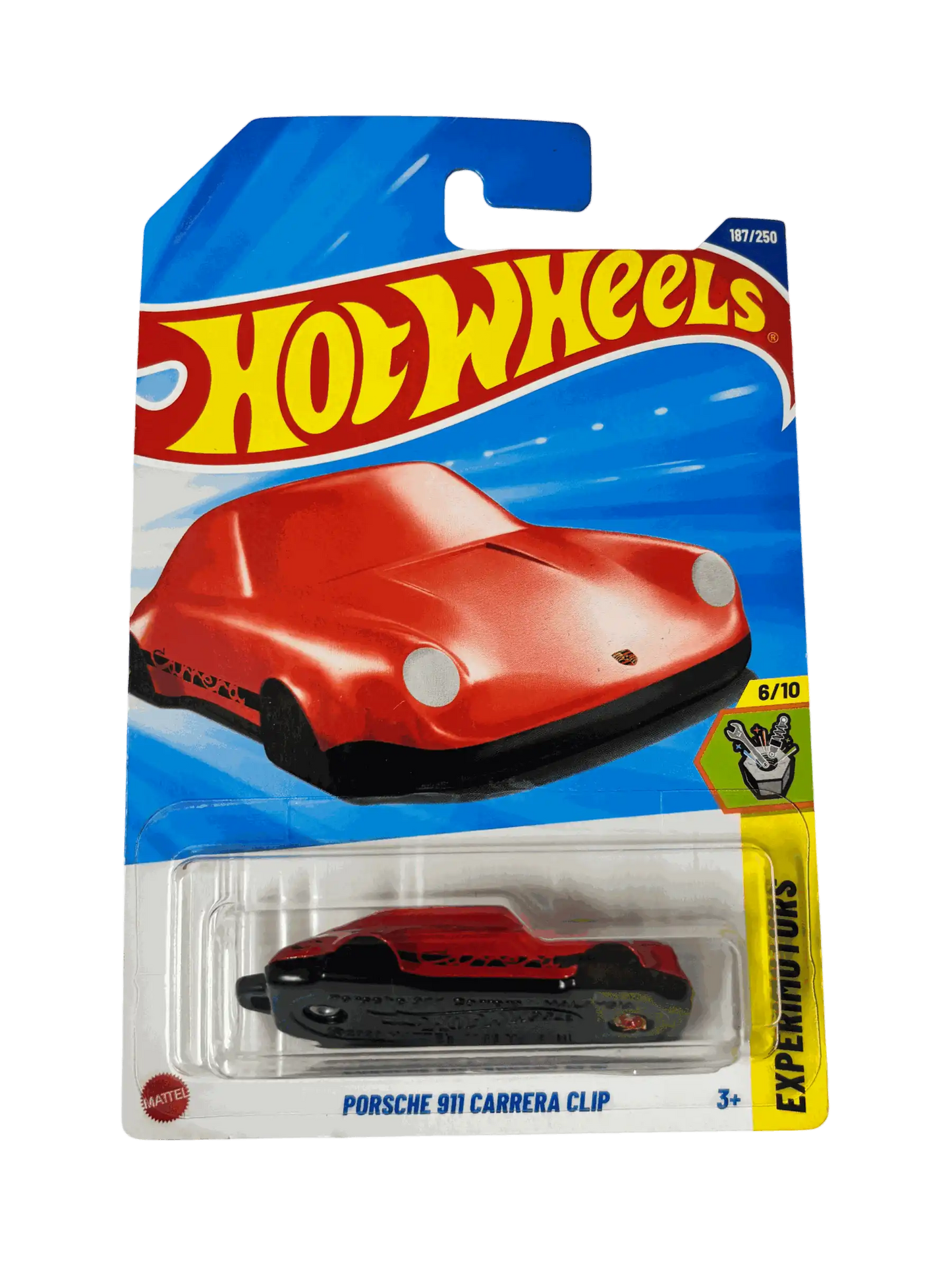 Porsche 911 Carrera Clip Red