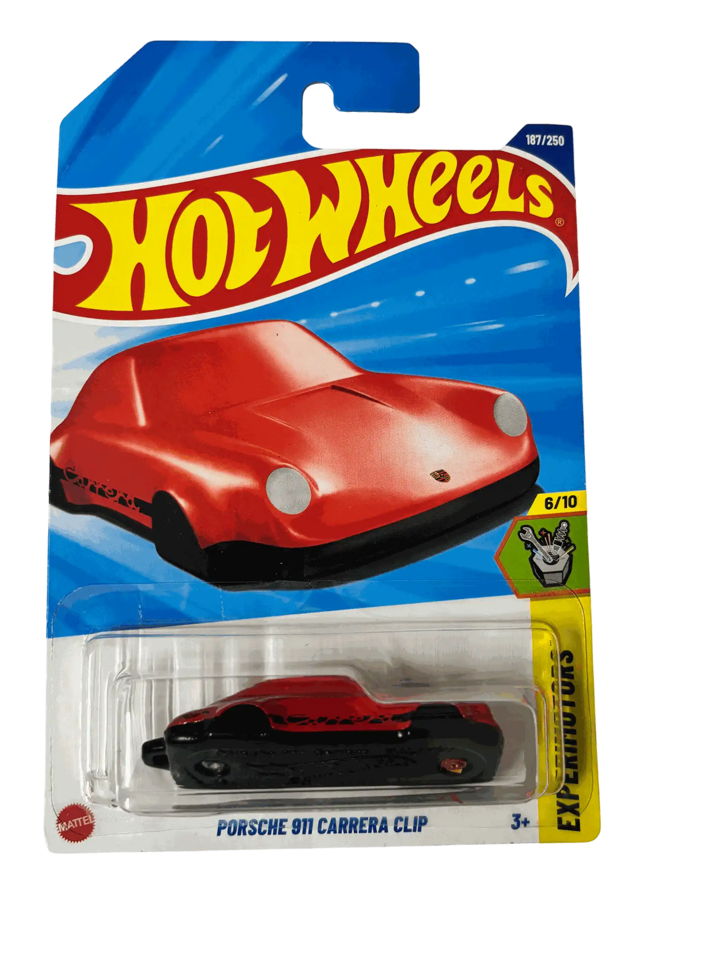 Porsche 911 Carrera Clip Red