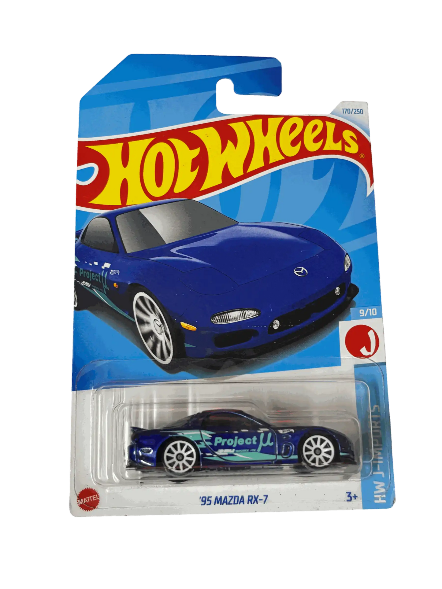 Mazda RX-7 Blue Hot Wheels