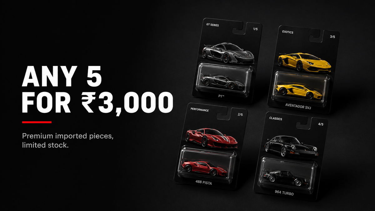 Buy 5 at ₹3,000