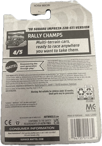 98 Subaru Impreza 22B-STI Version
