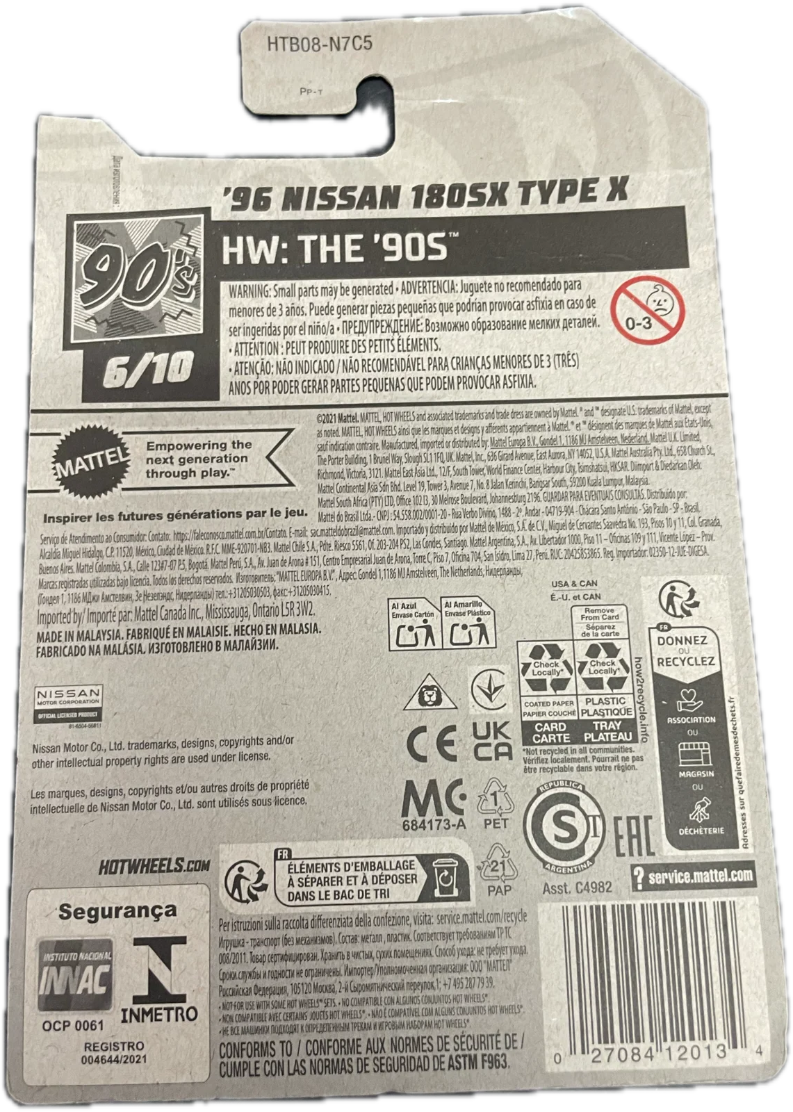 96 Nissan 180SX Type X