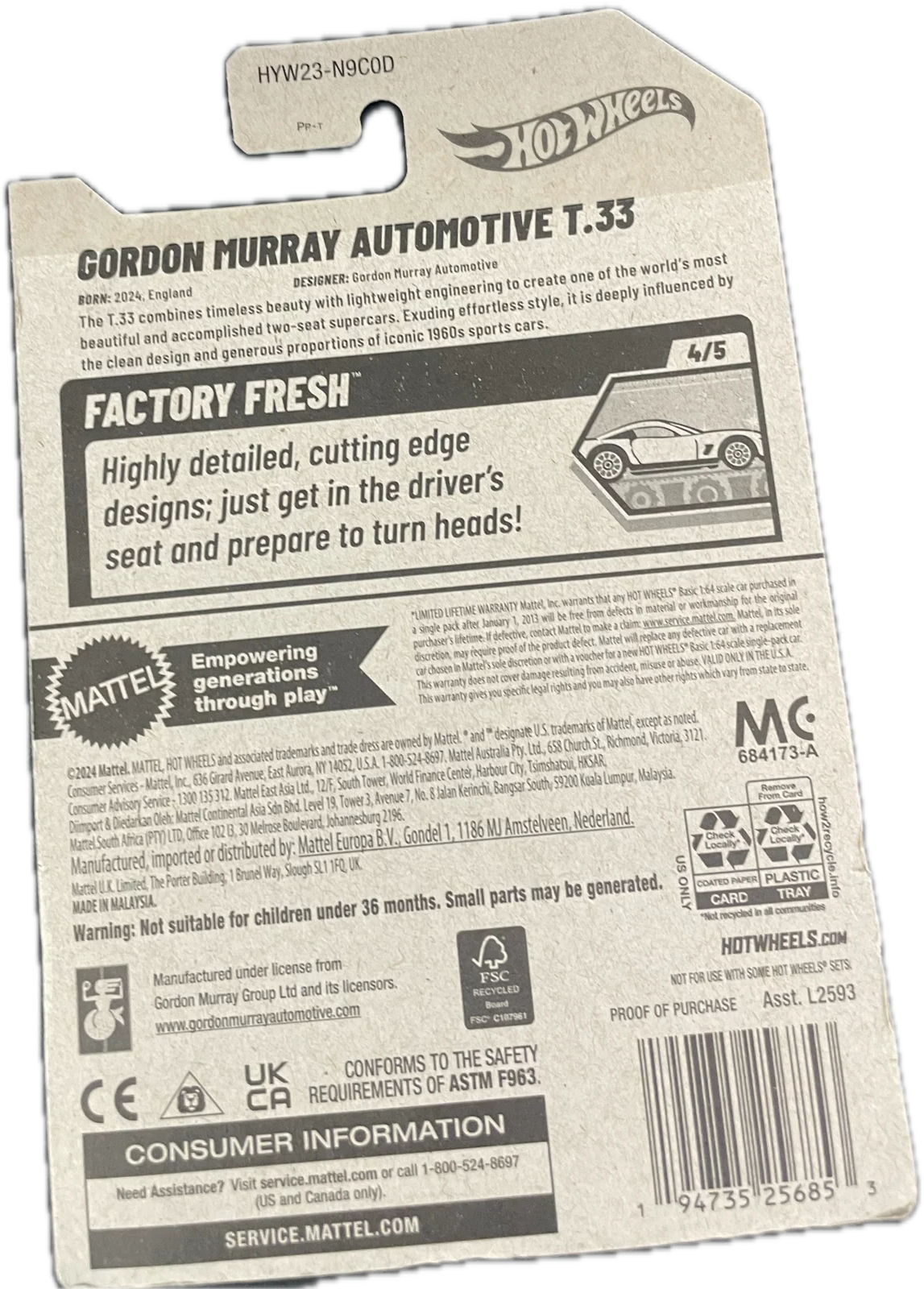 Gordon Murray Automotive T.33