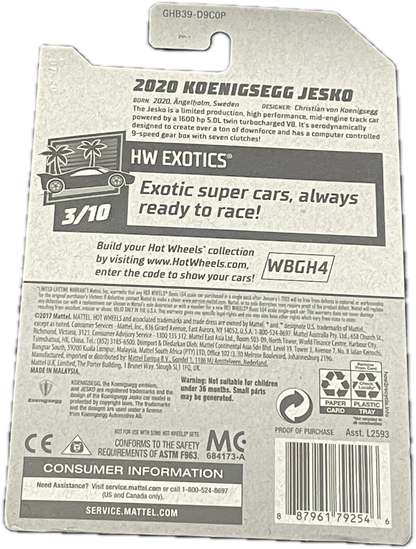 2020 Koenigsegg Jesko