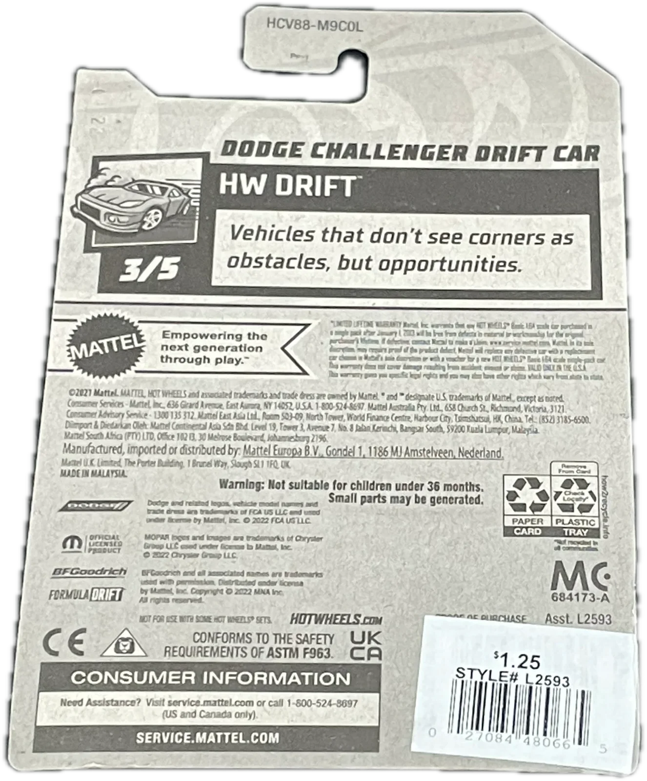 Dodge Challenger Drift Car