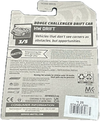 Dodge Challenger Drift Car