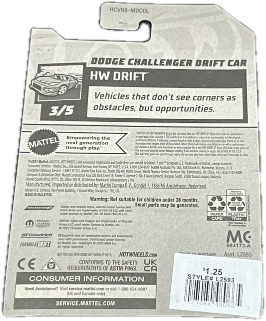 Dodge Challenger Drift Car