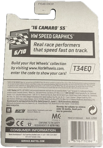 16 Camaro' SS