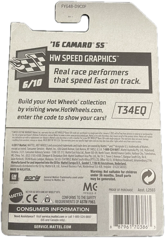 16 Camaro' SS
