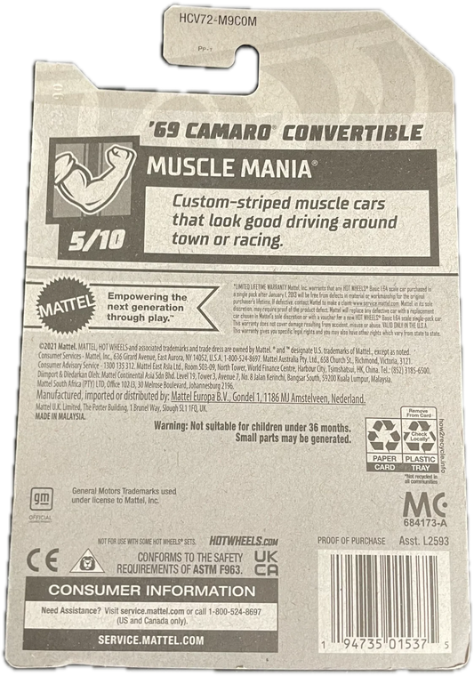 69 Camaro Convertible