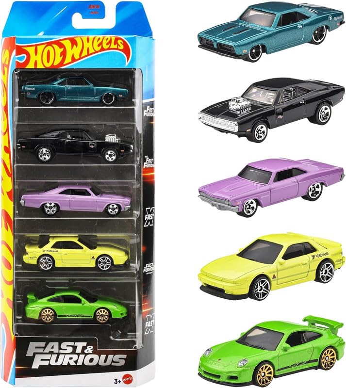 Fast & Furious Pack of 5 Hot Wheels 2025