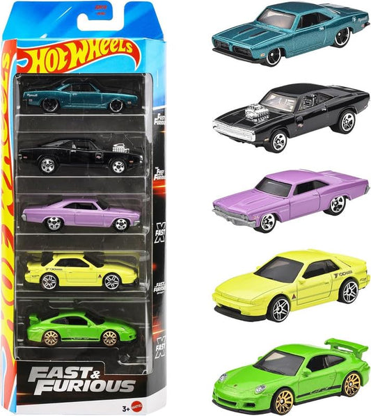 Fast & Furious Pack of 5 Hot Wheels 2025