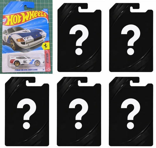 Ferrari 365 GTB4 Competizione with 5 Mystery Cars (Set of 6)
