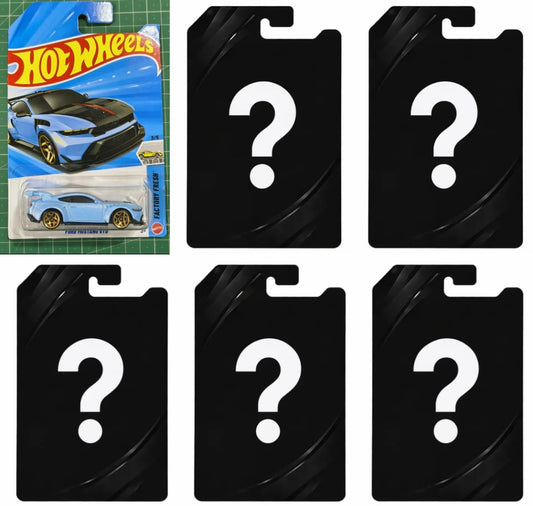 Ford Mustang GTD with 5 Mystery Cars (Set of 6)