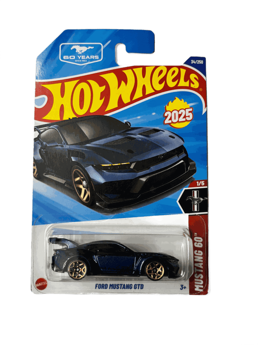 Ford Mustang GTD Dark Blue Hot Wheels
