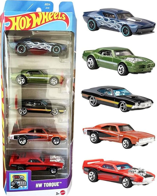 Hot Wheels Car 2026 HW Torque Pack of 5