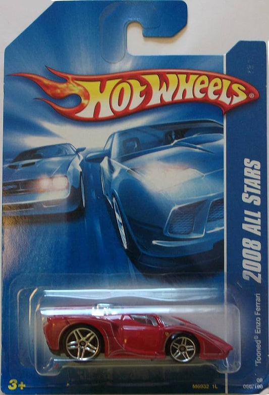 Tooned Enzo Ferrari 2008 All Stars First Editions Hot Wheels