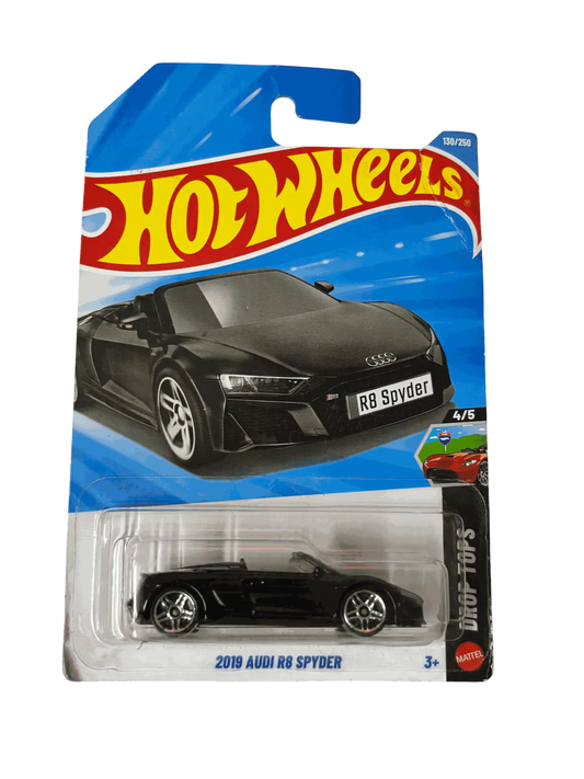 Audi R8 Spyder 2019 Black Hot Wheels