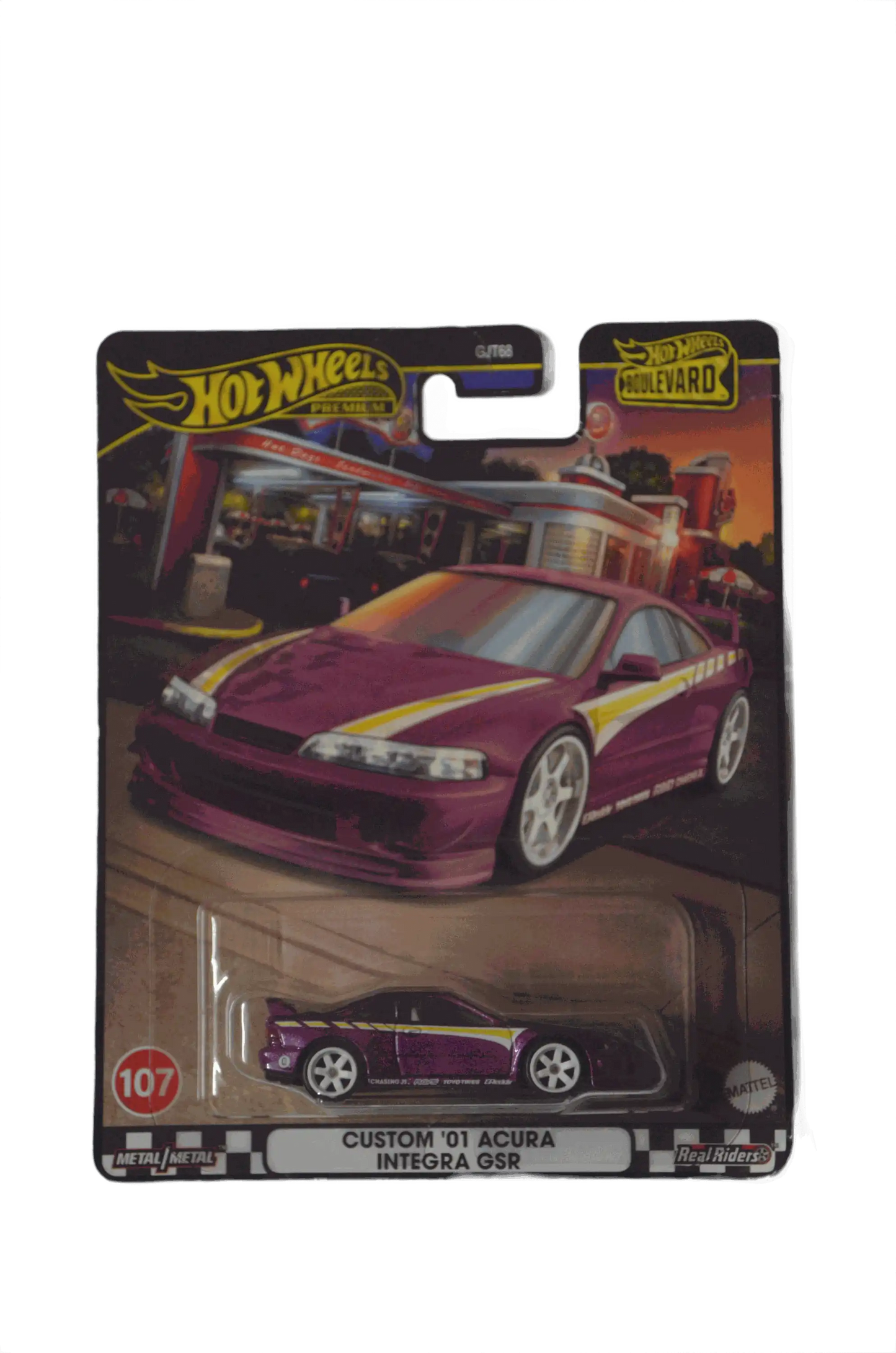Acura 2001 Custom Integra GSR Violet Hot Wheels Premium