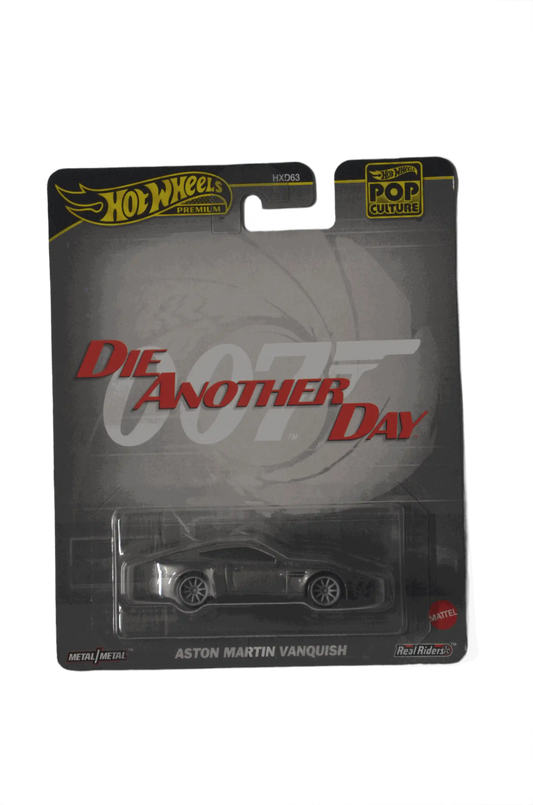 Aston Martin Vanquish Silver Hot Wheels Premium