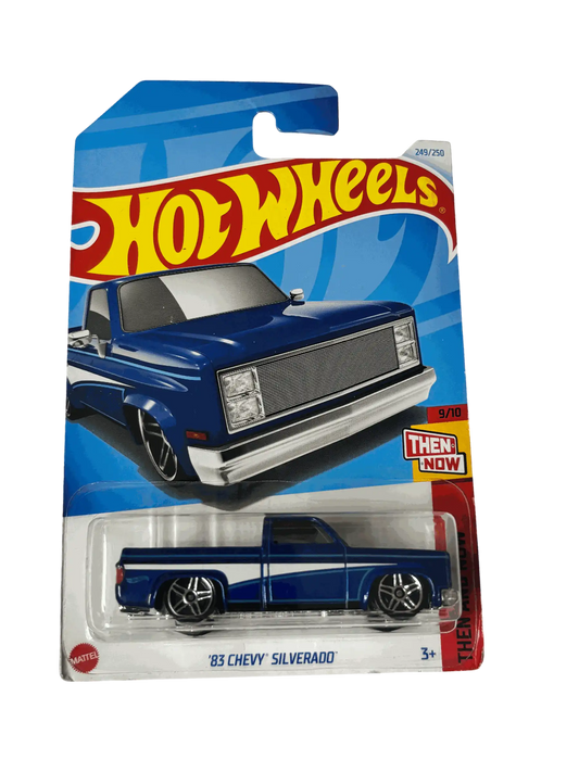 Chevrolet 1983 Silverado Blue Hot Wheels
