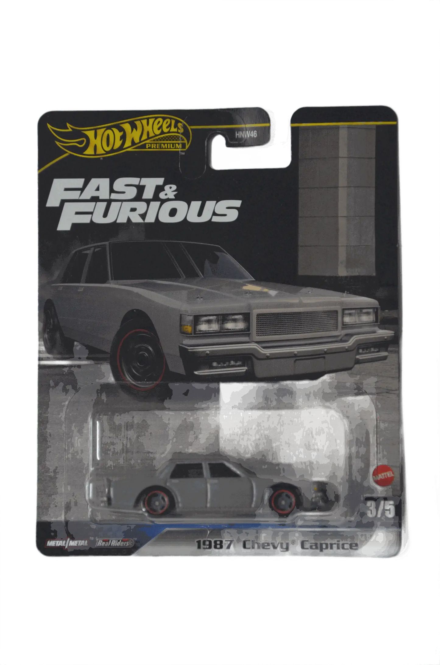 Chevrolet 1987 Caprice Grey Hot Wheels Premium