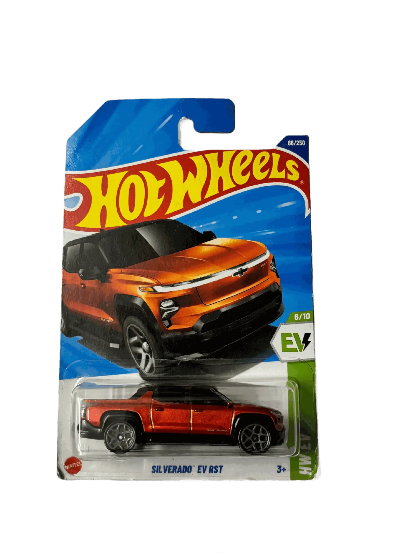 Chevrolet Silverado EV RST Orange Hot Wheels