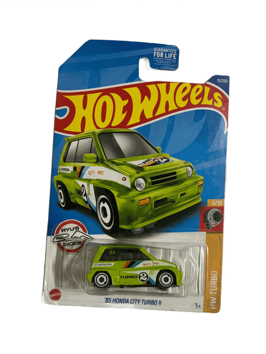 Honda 1985 City Turbo 2 Green Hot Wheels