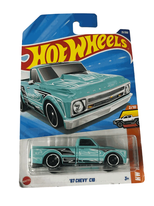 Chevrolet 1967 C10 Teal Hot Wheels