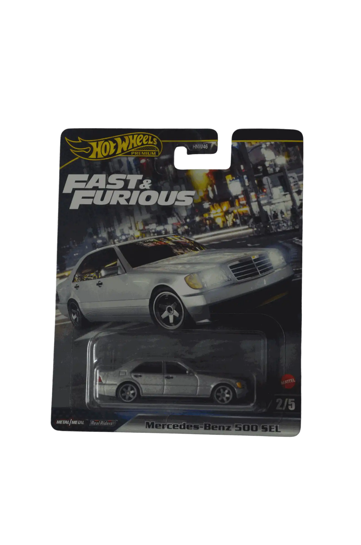 Mercedes-Benz 500 SEL Silver Hot Wheels Premium