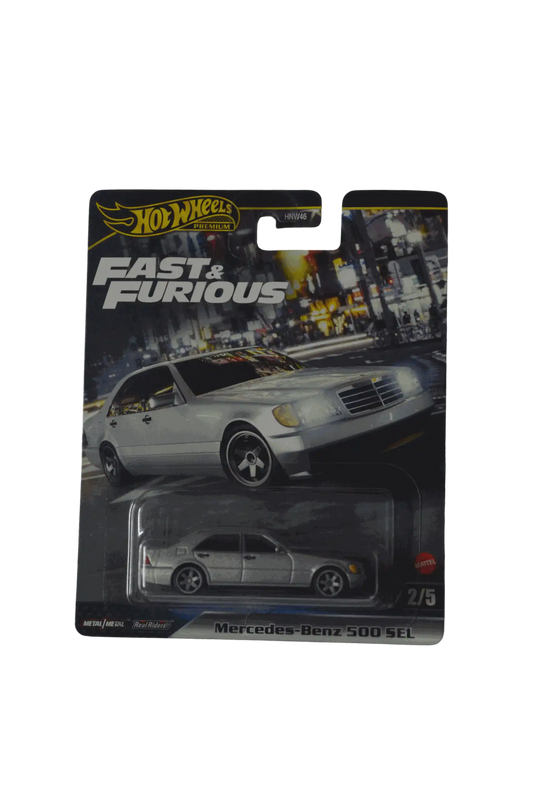 Mercedes-Benz 500 SEL Silver Hot Wheels Premium
