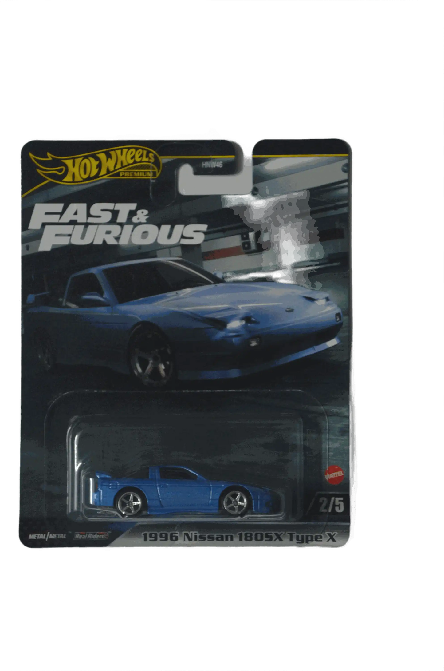 Nissan 1996 180SX Type X Blue Hot Wheels Premium
