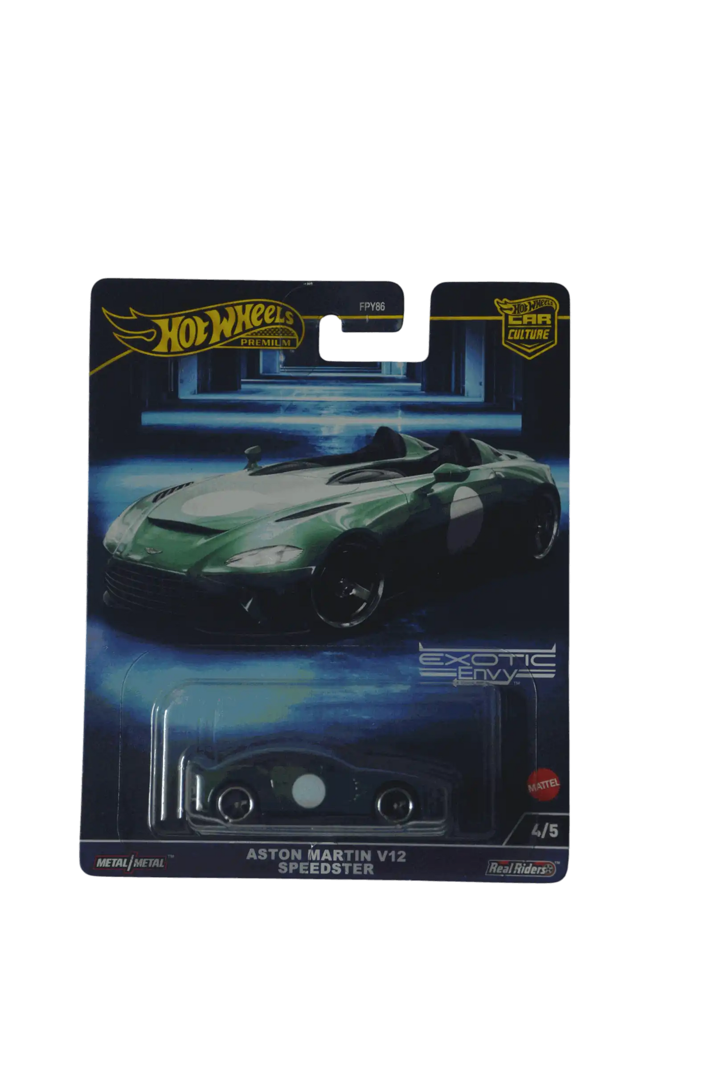 Aston Martin V12 Speedster Green Hot Wheels Premium