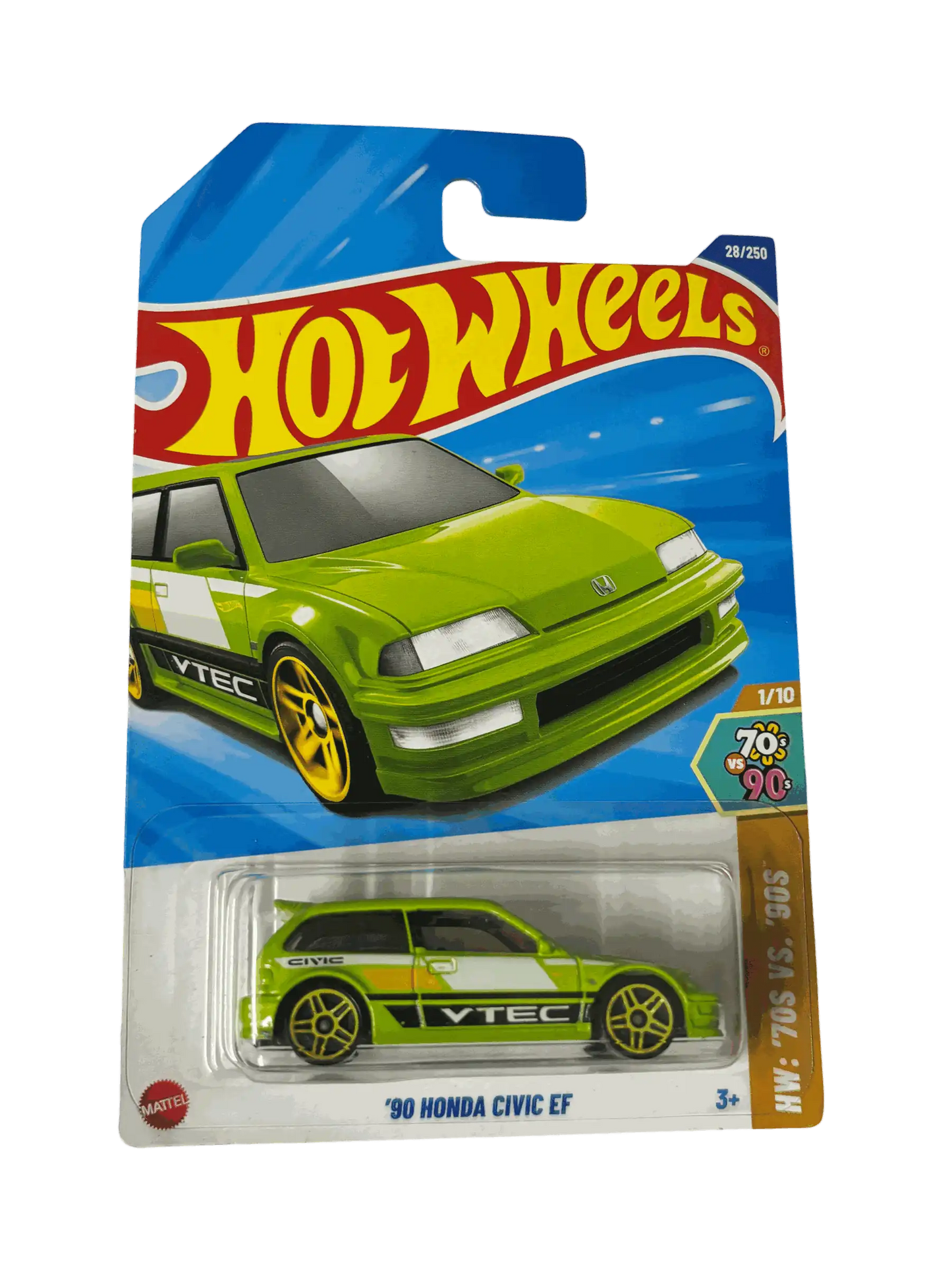 Honda 1990 Civic EF Green Hot Wheels