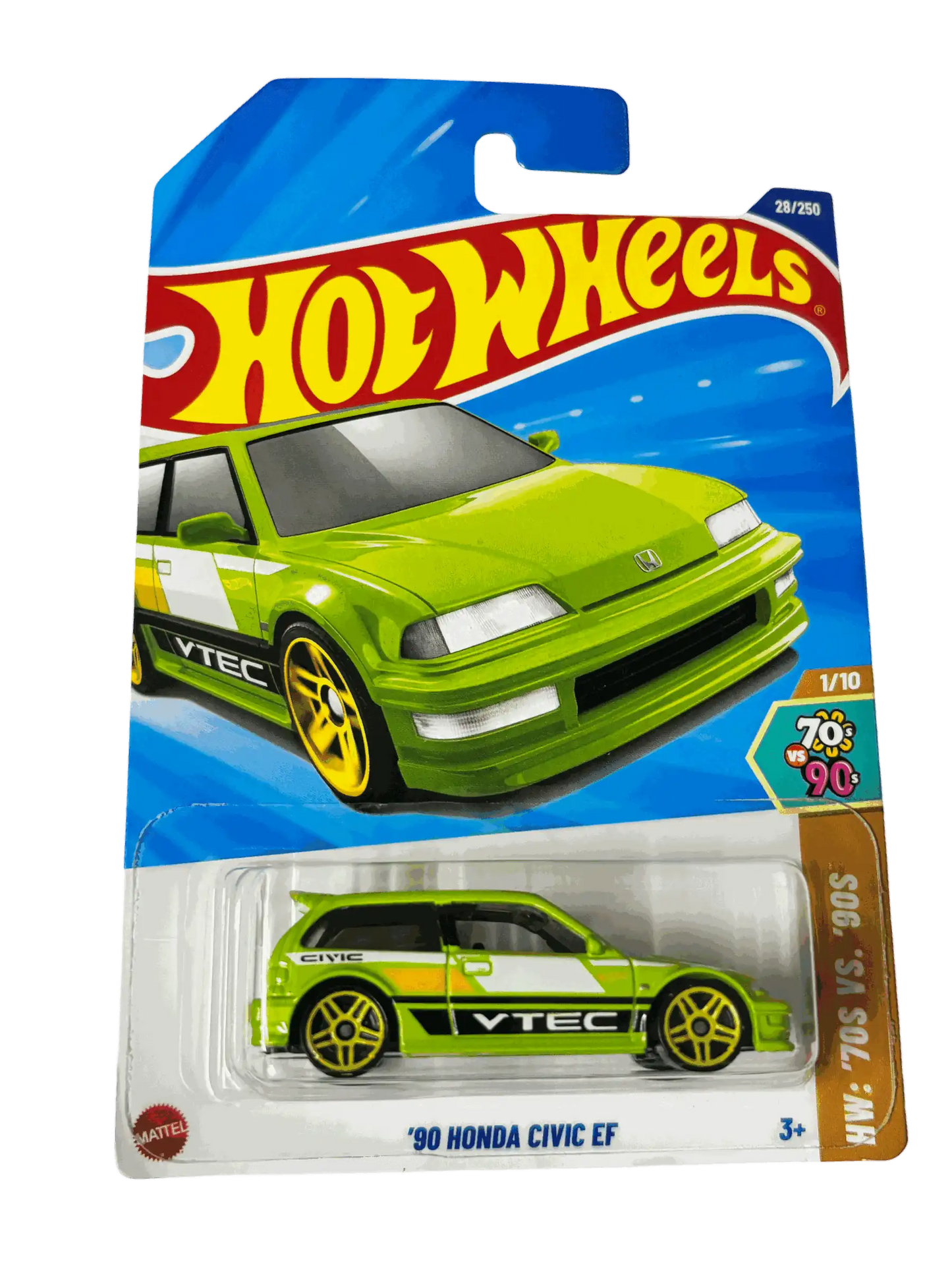 Honda 1990 Civic EF Green Hot Wheels