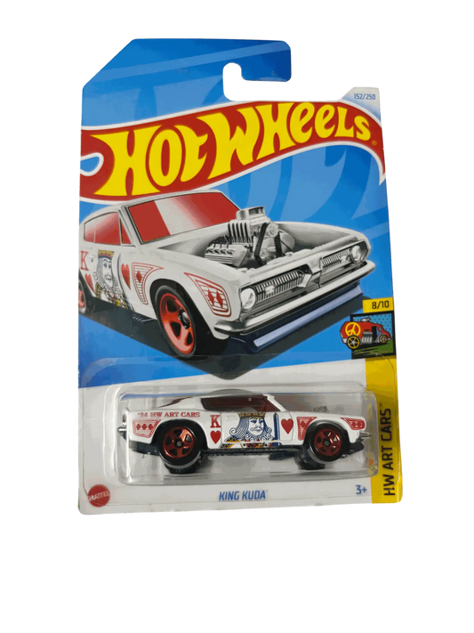 King Kuda White Hot Wheels