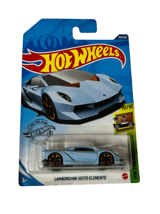 Lamborchini Sesto Elemento Light Blue Hot Wheels