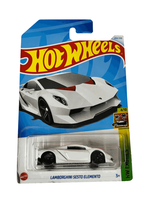 Lamborchini Sesto Elemento White Hot Wheels