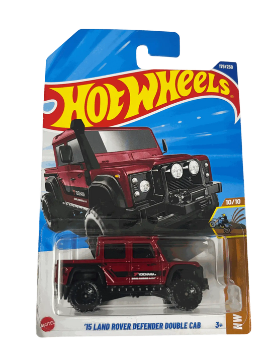 Land Rover 2015 Defender Double Cab Red Hot Wheels