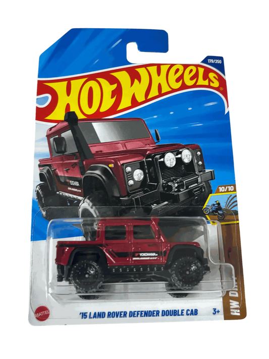 Land Rover 2015 Defender Double Cab Red Hot Wheels